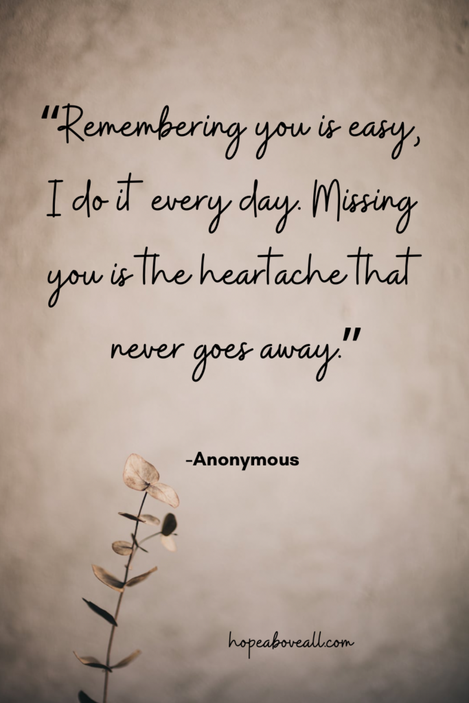 A Father's Day quote for remembering my father.
